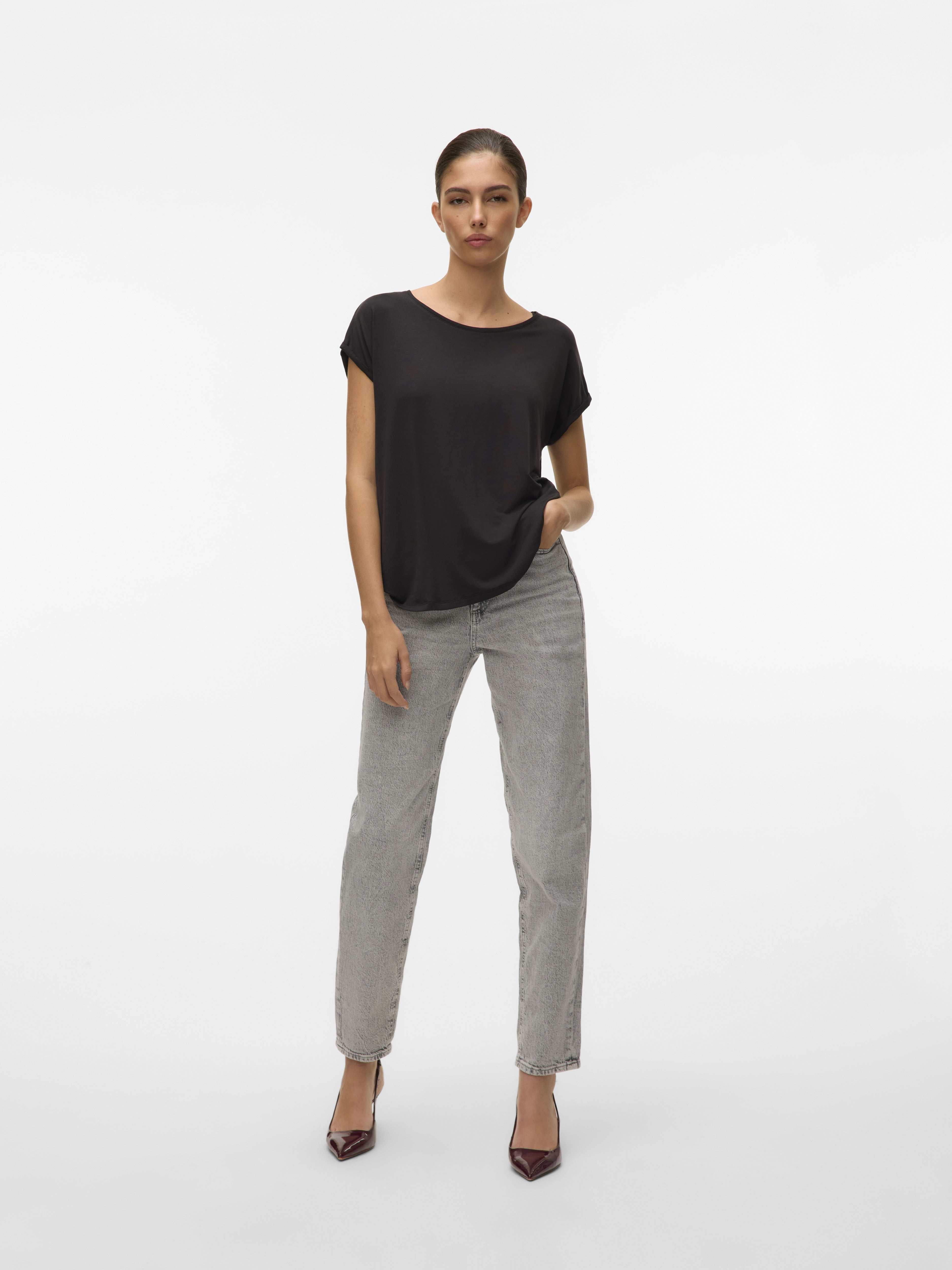 Vero Moda Damen T-Shirts Black