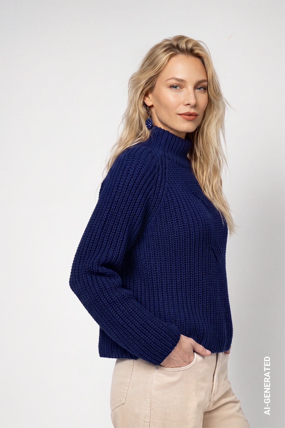 Monari Damen Pullover  Classic Nav