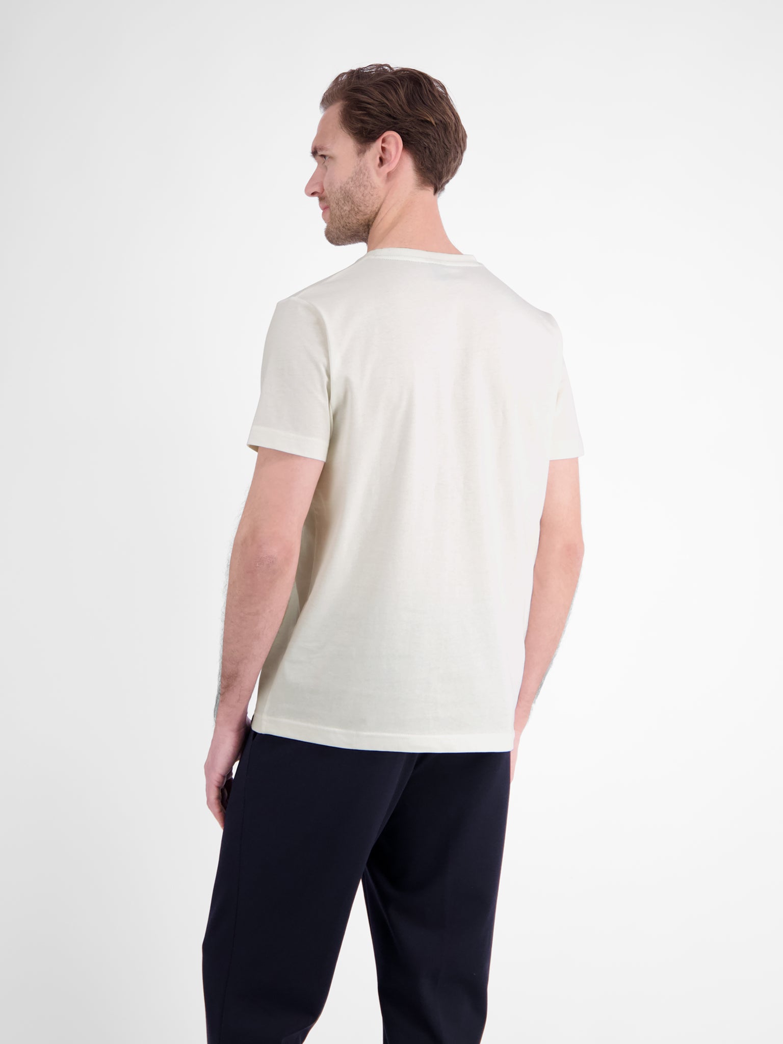 Lerros Herren T-Shirts kurz Broken White