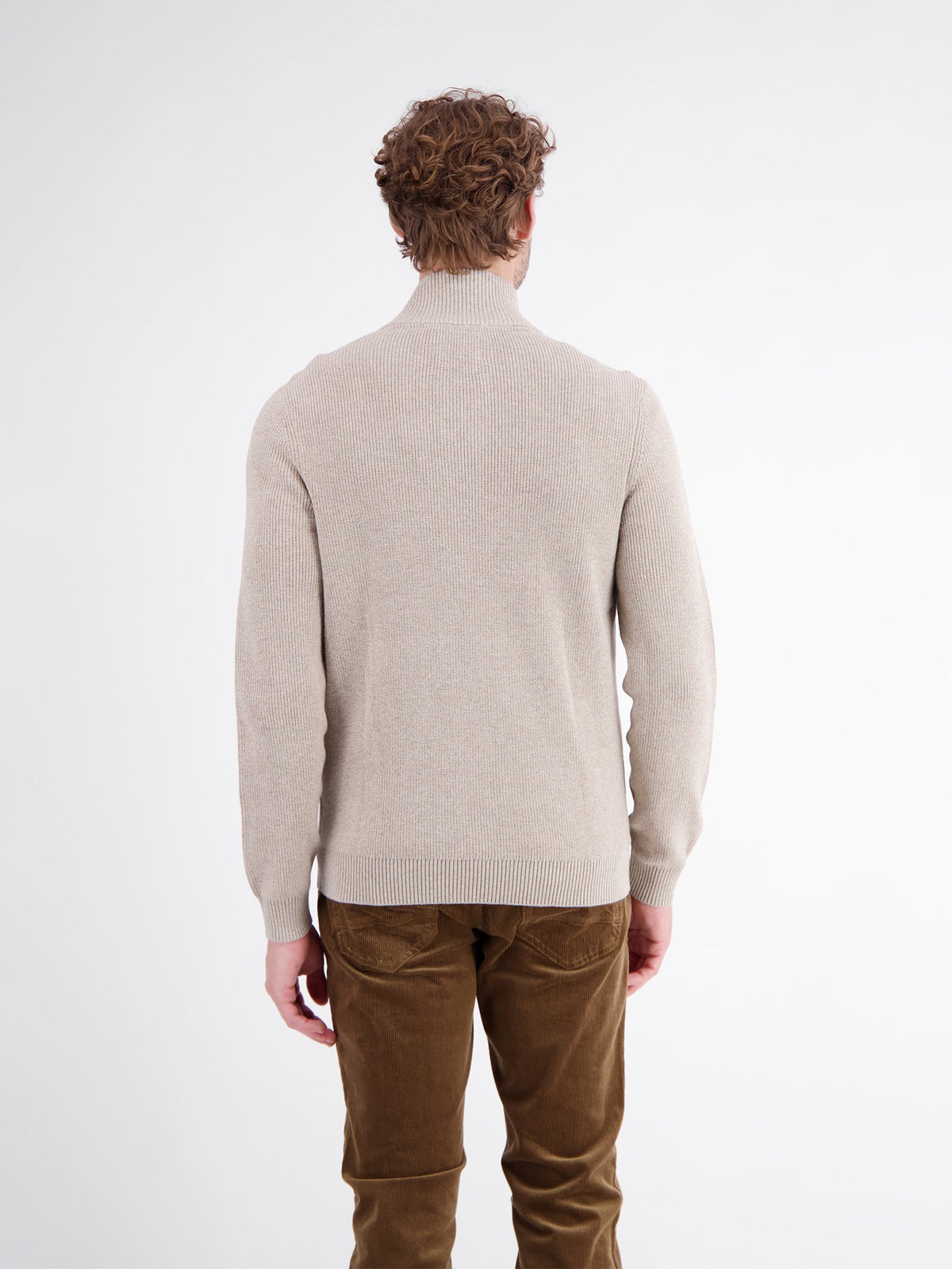 Lerros Herren Strickjacken Gravel Beige Me