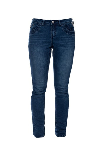 Soquesto Damen Hosen Indigo Hell